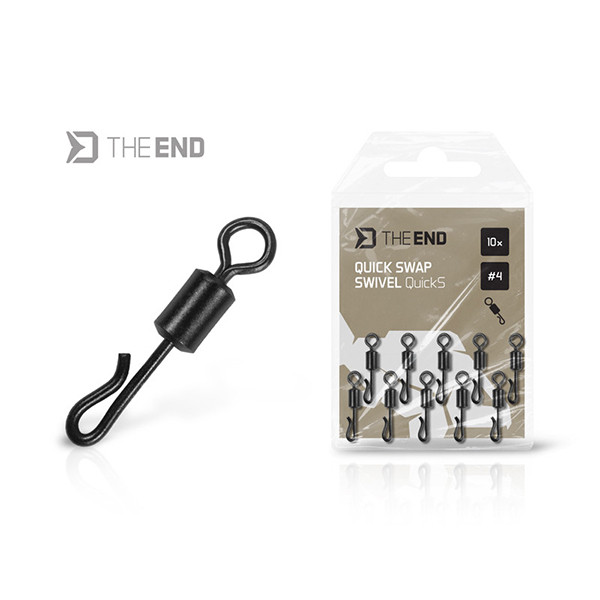 Delphin - Quick swap swivel THE END / 10 pcs Delphin - Quick swap swivel THE END / 10 pcs