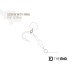 Delphin - Screw with a ring THE END / 15 pcs