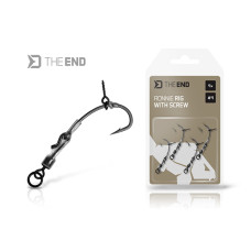 Delphin - Ronnie Rig with a bait screw /4 pcs