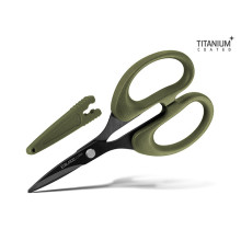 Delphin - Serrated scissors BladeX Long Titan