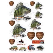 Giants Fishing - Klistermärken Mix Pearch 17st