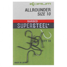 Korum - Supersteel Barbed Allrounder Hook