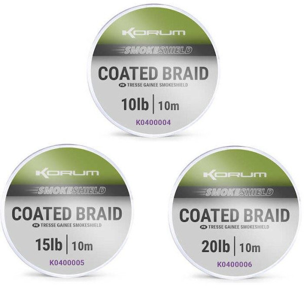 Korum - Smokeshield Coated Braid 10m Korum - Smokeshield Coated Braid 10m
