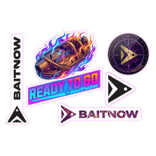Baitnow - Fishing Stickers Set No. 2