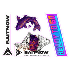 Baitnow - Fishing Stickers Set No. 3
