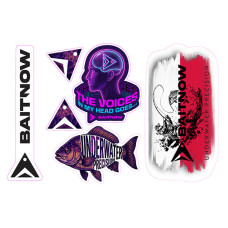 Baitnow - Fishing Stickers Set No. 4