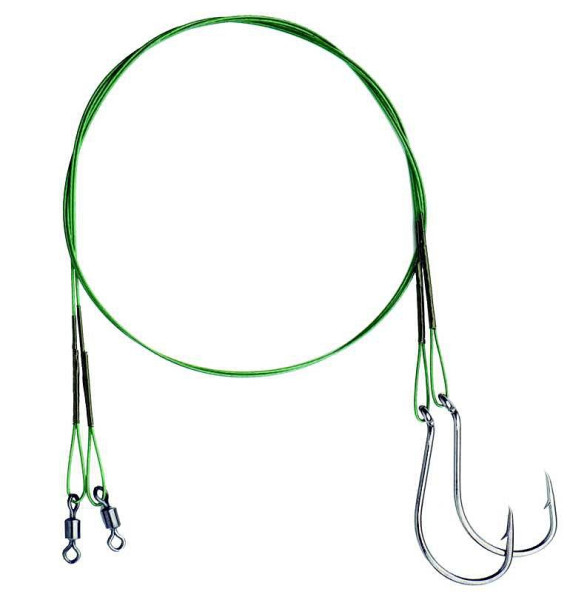Mivardi - Wire Leader with Swivel and Single Hook Mivardi - Wire Leader with Swivel and Single Hook