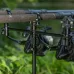 One More Cast - Elbowz Black Anodised Aluminium (Pair)