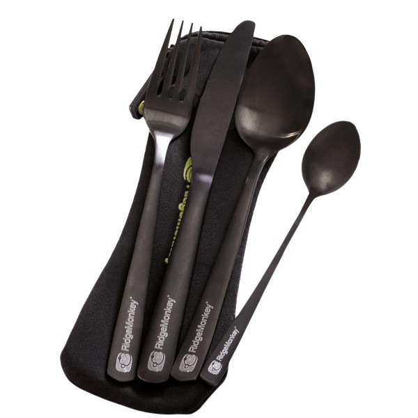 RidgeMonkey - SQ DLX Cutlery Set RidgeMonkey - SQ DLX Cutlery Set