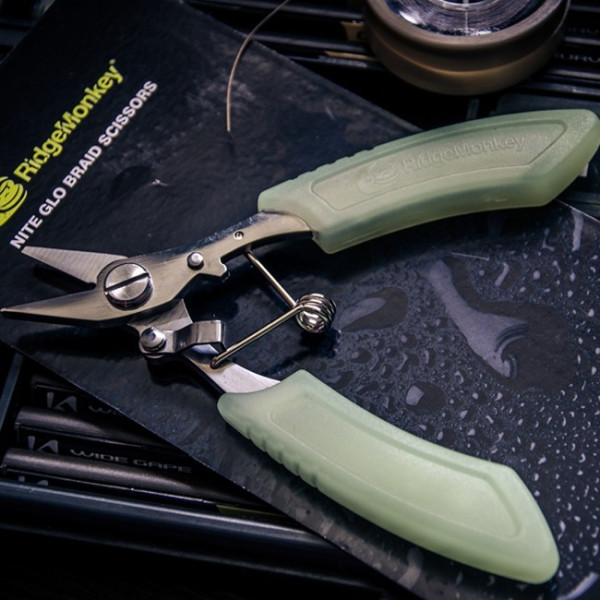 RidgeMonkey - Nite-Glo Braid Scissors