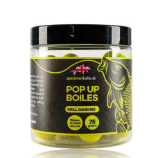 Specimen Baits - Pop Up Boilies Krill Immense Fluorocent Yellow