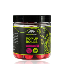 Specimen Baits - Pop Up Boilies Coconut Unique Fluorocent Pink