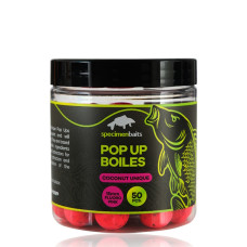 Specimen Baits - Pop Up Boilies Coconut Unique Fluorocent Pink