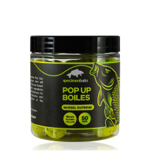 Specimen Baits - Pop Up Boilies Mussel Supreme Fluorocent Yellow