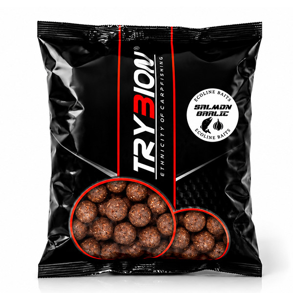 Trybion - Ecoline Salmon Garlic Boilies 20 mm 1 kg Trybion - Ecoline Salmon Garlic Boilies 20 mm 1 kg