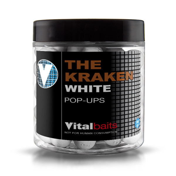 Vitalbaits - Pop Up The Kraken Fluor White Vitalbaits - Pop Up The Kraken Fluor White