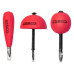 Zebco - DB Series Bait Pop Up Kit Red 3-pack