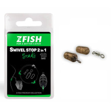 Zfish - Feeder Swivel Stop Beads 2in1
