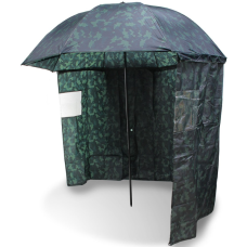 NGT - Camo Brolly 45 with Zip on Side Sheet