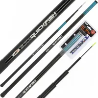 NGT - Quickfish Combo 5.7m Elasticated Pole with Rig & Disgorger NGT - Quickfish Combo 5.7m Elasticated Pole with Rig & Disgorger