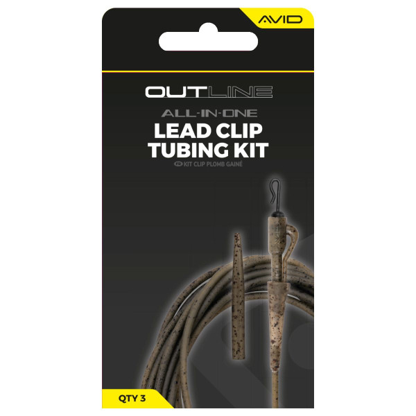 Avid Carp - Outline Lead Clip Tubing Kit Avid Carp - Outline Lead Clip Tubing Kit