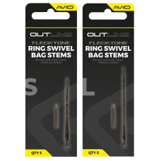 Avid Carp - Outline Flecktone Ring Swivel Bag Stems