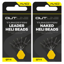 Avid Carp - Outline Tungsten Heli Beads
