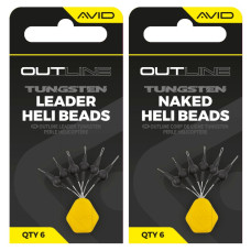 Avid Carp - Outline Tungsten Heli Beads