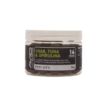 Avid Carp - Crab, Tuna & Spirulina Pop-up Natural 14mm