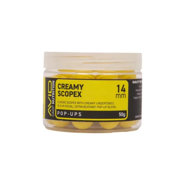 Avid Carp - Creamy Scopex Pop-up Yellow 14mm